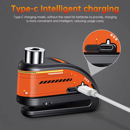 Motorcycle Disc Lock Alarm System