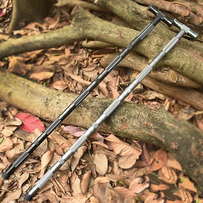 Survival Hiking Pole Multifunctional Adjustable Trekking Stick
