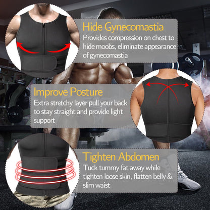 Neoprene Sauna Vest for Men