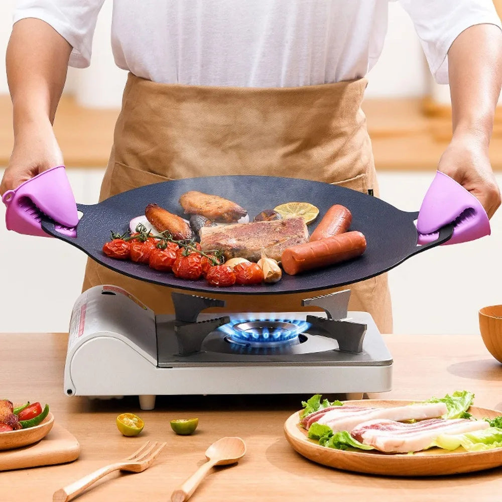 Square Non-Stick Grill Pan Cooking Surface