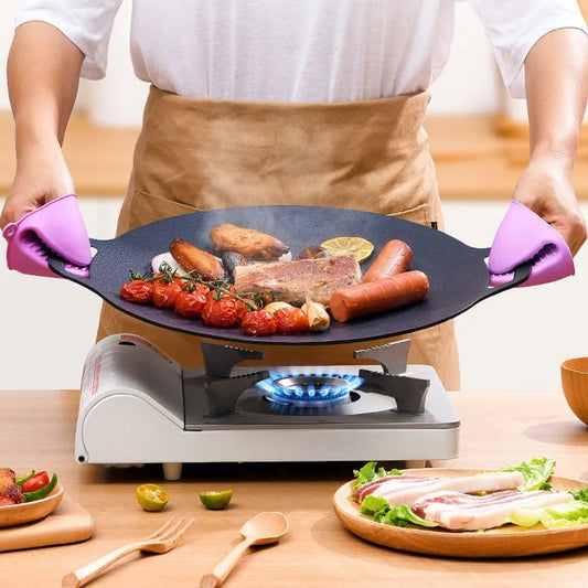 Square Non-Stick Grill Pan Cooking Surface