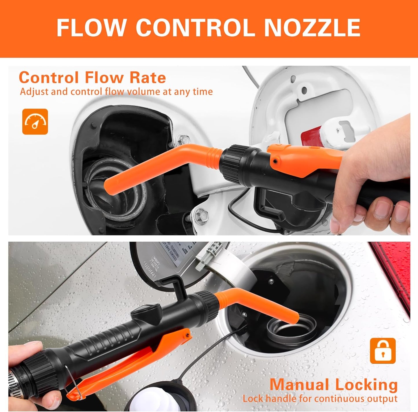 Battery Powered Fuel Transfer Pump Siphon for Gasoline Car