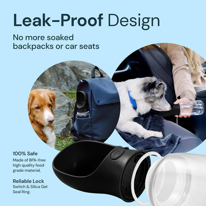 Portable Dog Water Bottle 19 oz