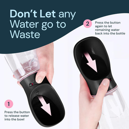 Portable Dog Water Bottle 19 oz