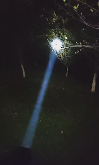 LED Torch 100000 Lumens Waterproof Aluminium