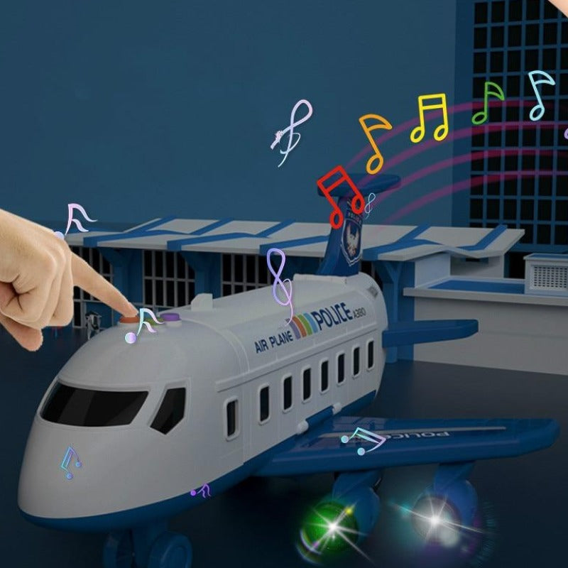 Airplane Vehicle Play Set Police Fireman Construction 3 Styles