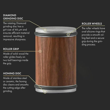 Kitchen Knife Set with Sharpener Chef Knives