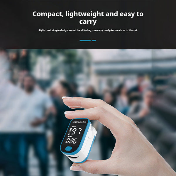 Fingertip Pulse Oximeter Digital Blood Oxygen Saturation Monitor