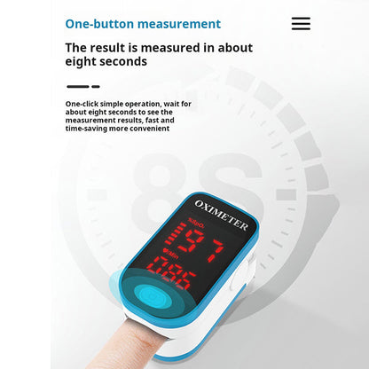 Fingertip Pulse Oximeter Digital Blood Oxygen Saturation Monitor