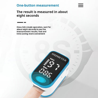 Fingertip Pulse Oximeter Digital Blood Oxygen Saturation Monitor