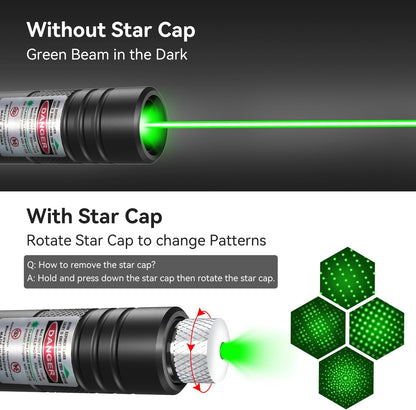 Rechargeable Laser Pointer Metal Torch