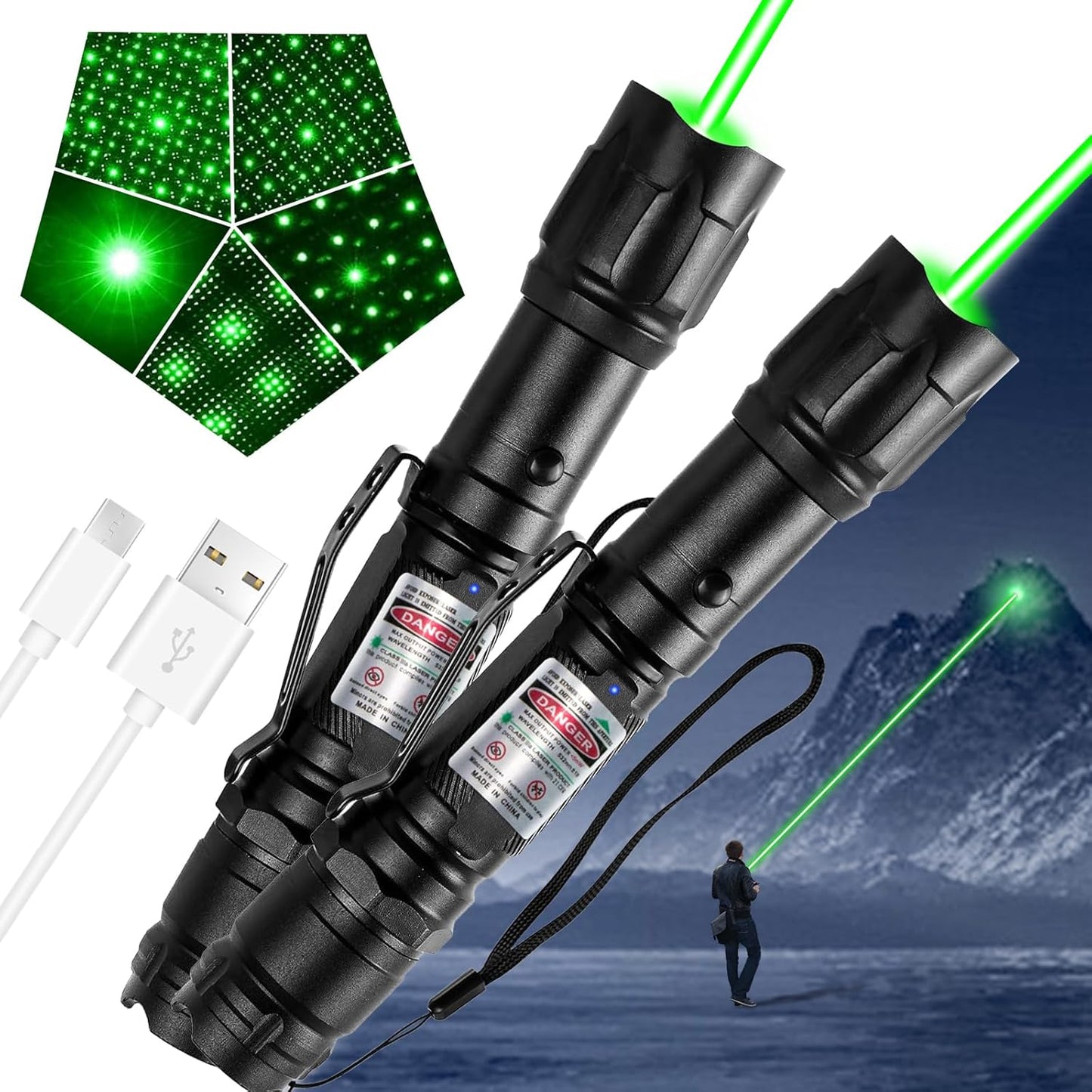 Rechargeable LED Flashlight Torch Outdoor