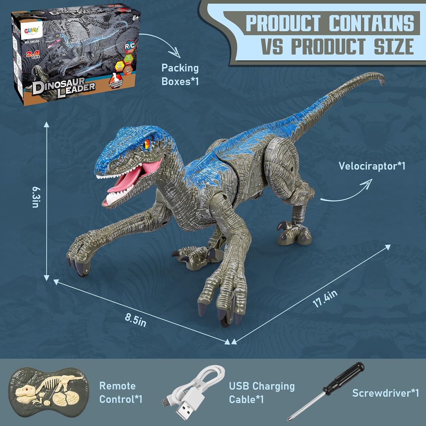 Remote Control Dinosaur Toy