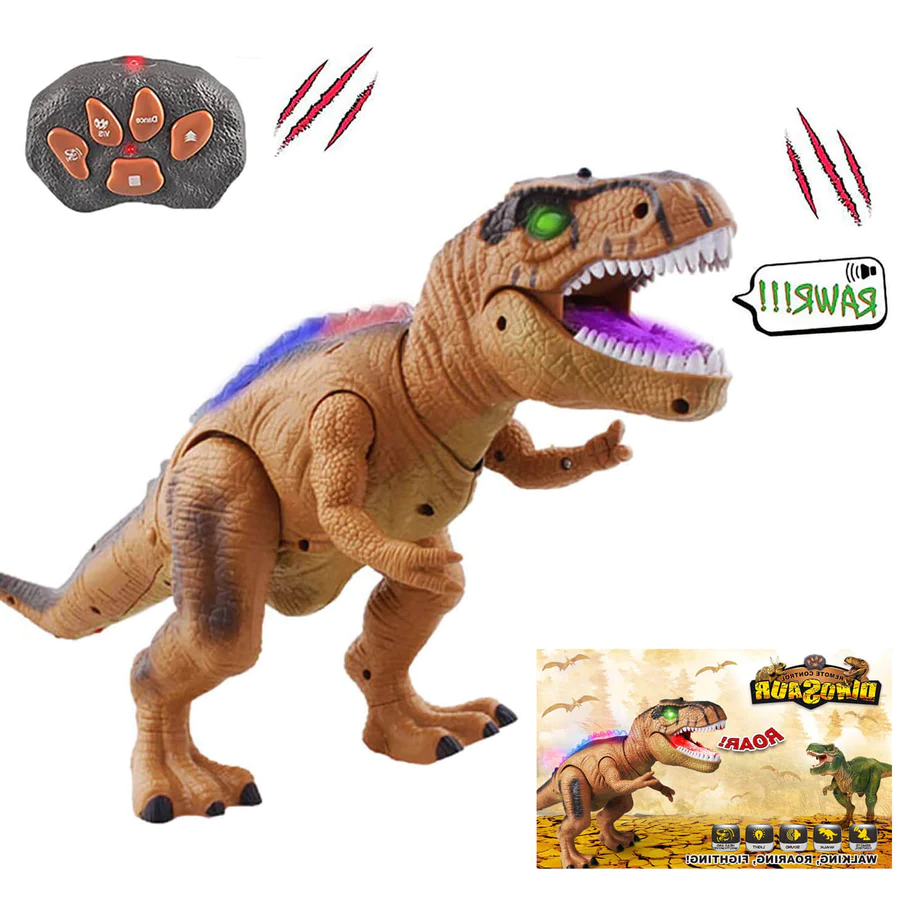 Remote Control T-Rex Dinosaur Toy LED Light
