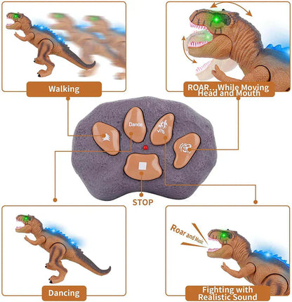Remote Control T-Rex Dinosaur Toy LED Light
