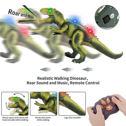 Remote Control T-Rex Dinosaur Toy LED Light