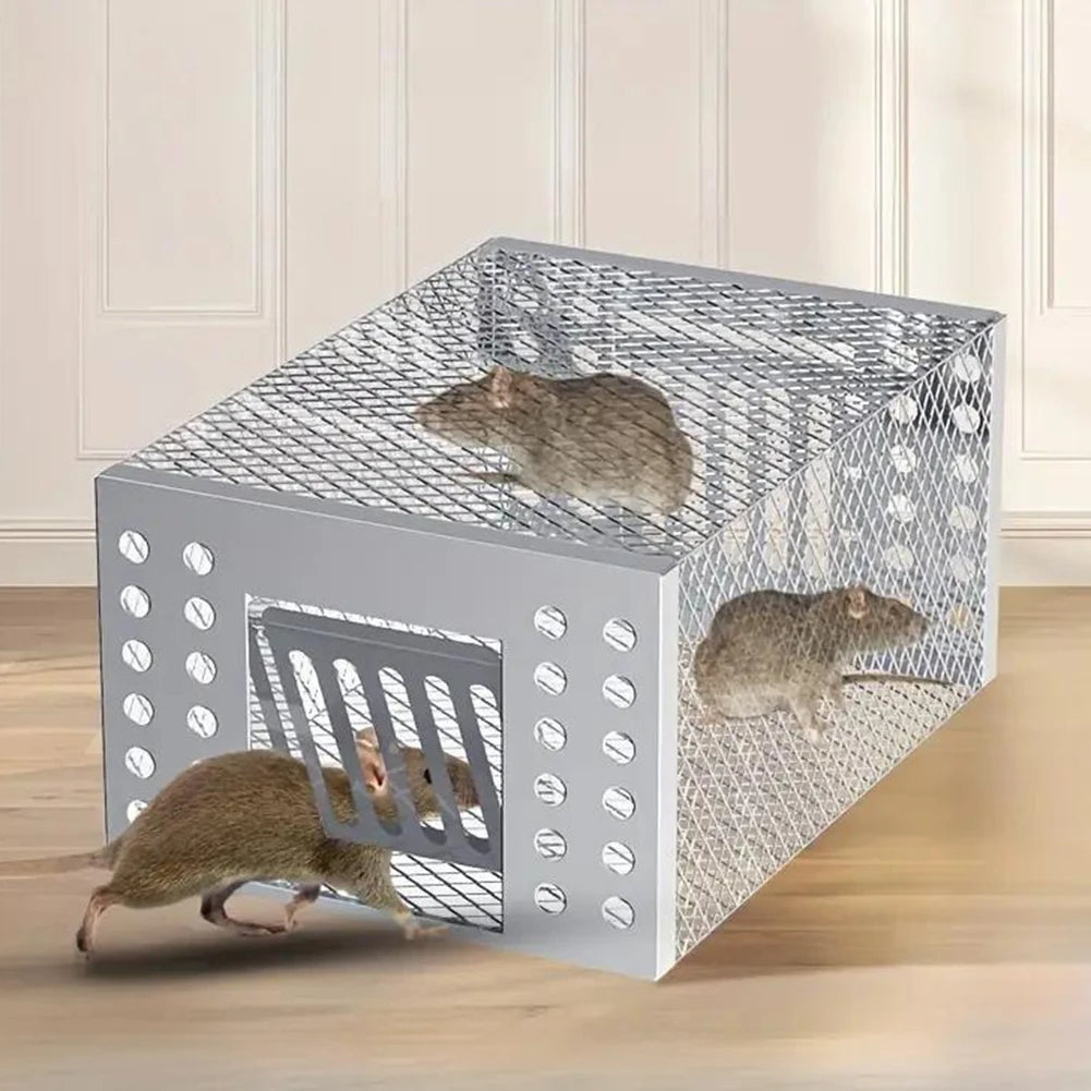 Reusable Mouse Trap Cage Sliding Door