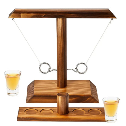 Ring Toss Game Set Outdoor Lawn Game Circular Ring Toss Game