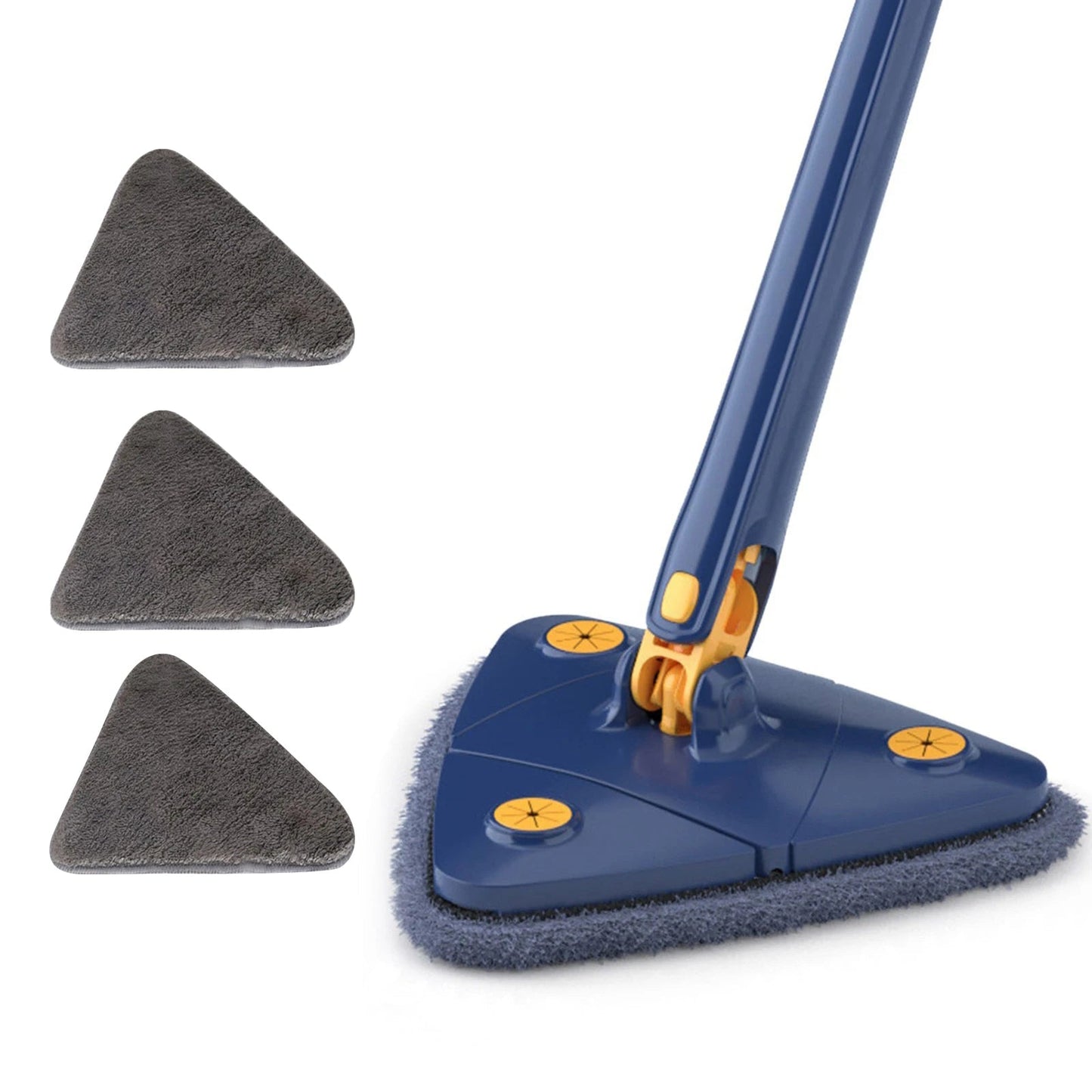 360 Degree Triangle Floor Mop for Hardwood and Tile Cleaning