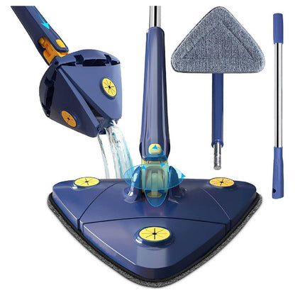 360 Degree Triangle Floor Mop for Hardwood and Tile Cleaning