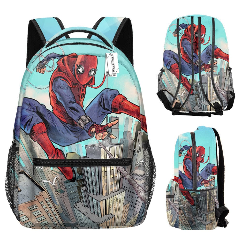 Children's Spiderman School Backpack Superhero Bag