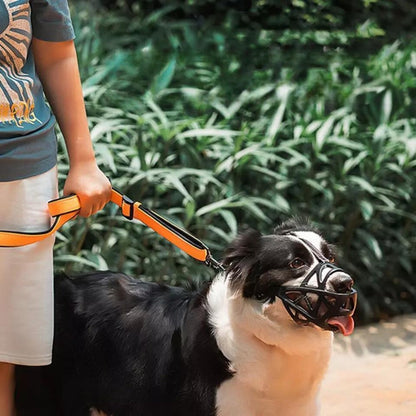Dog Muzzle Safety Device Adjustable Nylon Canine Muzzle