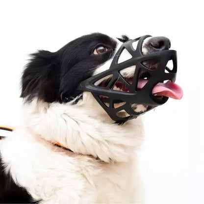 Dog Muzzle Safety Device Adjustable Nylon Canine Muzzle
