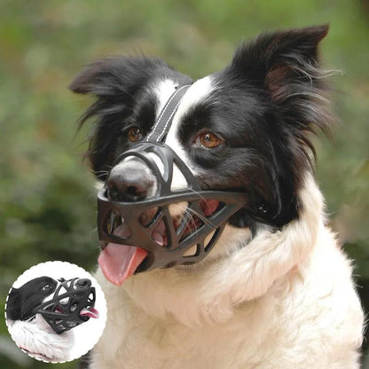 Dog Muzzle Safety Device Adjustable Nylon Canine Muzzle