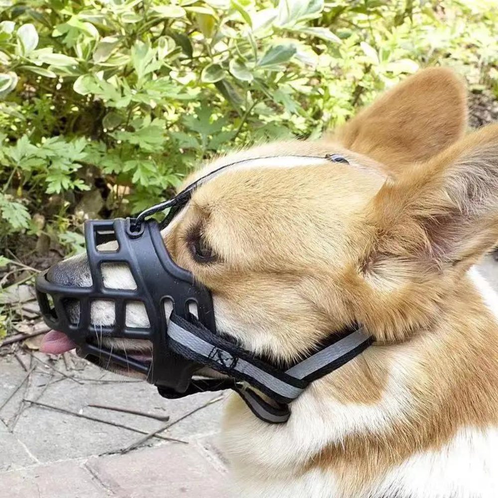 Dog Muzzle Adjustable Safety Canine Muzzle SecureFit