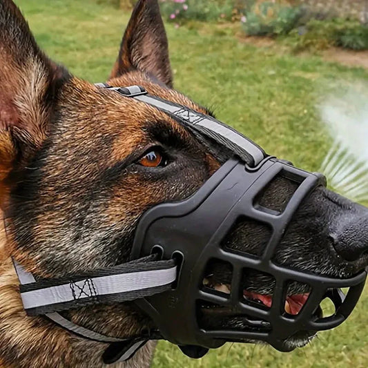Dog Muzzle Adjustable Safety Canine Muzzle SecureFit