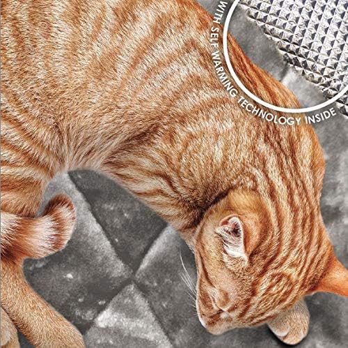 Self-Warming Cat Bed Washable Reflective Mat for Cats and Dogs