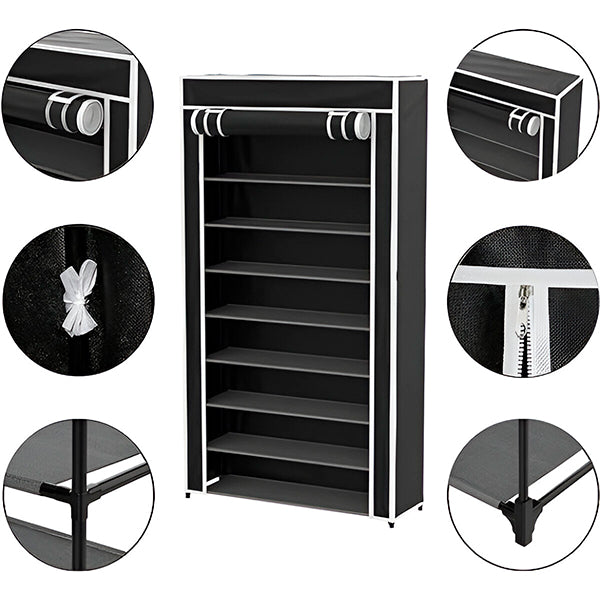 Shoe Rack Vertical Organizer Storage System
