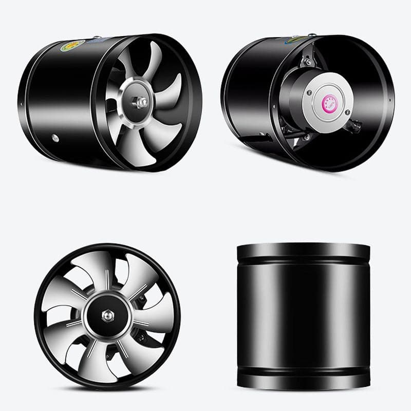 Wall Mounted Kitchen Extractor Fan Air Vent Silent