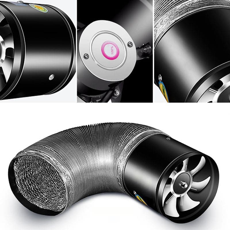 Wall Mounted Kitchen Extractor Fan Air Vent Silent