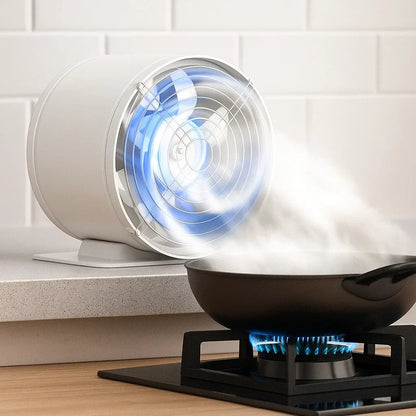 Wall Mounted Kitchen Extractor Fan Air Vent Silent