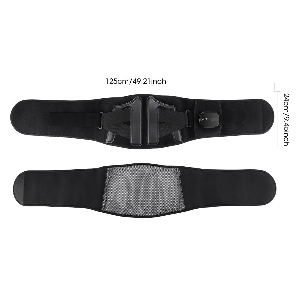 Elastic Waist Support Belt with LED Massage Function
