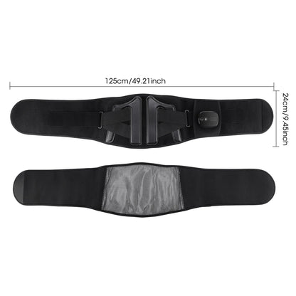 Elastic Waist Support Belt with LED Massage Function