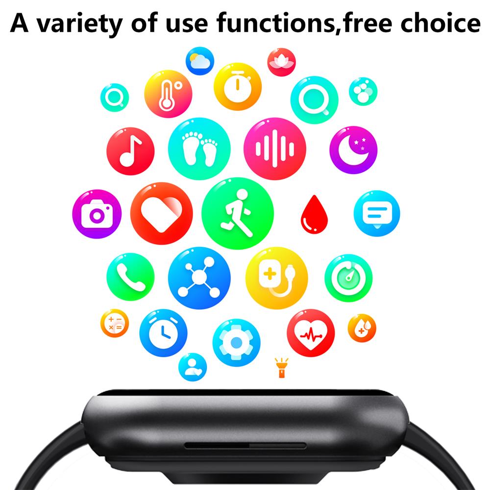 Smartwatch Blood Sugar Blood Pressure Heart Rate Monitor Fitness Tracker