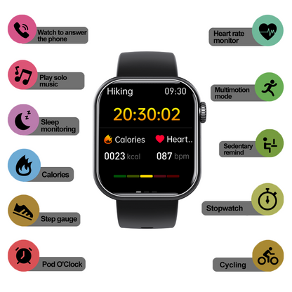 Smartwatch Blood Sugar Blood Pressure Heart Rate Sleep Monitoring