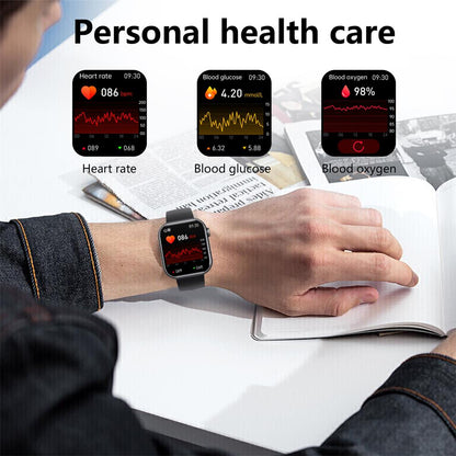 Smartwatch Blood Sugar Blood Pressure Heart Rate Sleep Monitoring