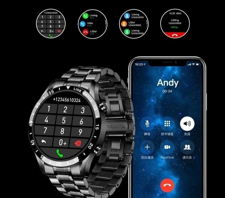 Smartwatch Multi-functional Circular Smartwatch with Features
