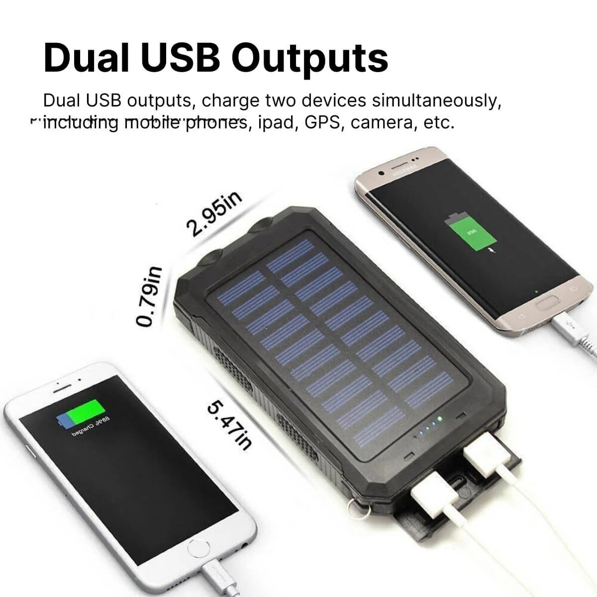 Solar Power Bank Charger Waterproof
