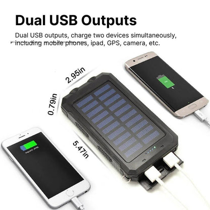 Solar Power Bank Charger Waterproof