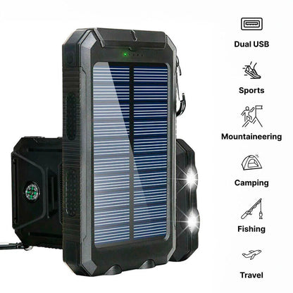 Solar Power Bank Charger Waterproof