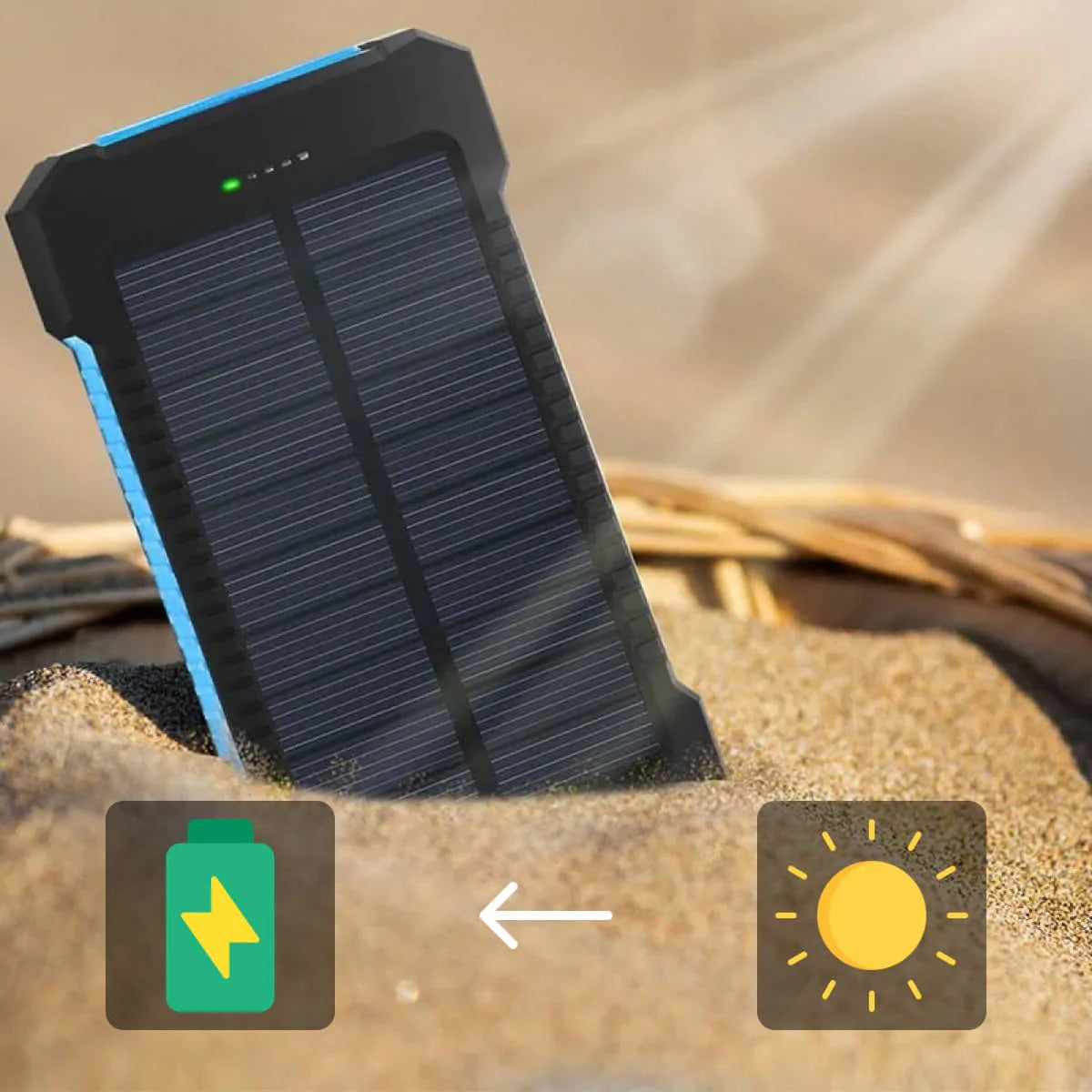 Solar Power Bank Charger Waterproof