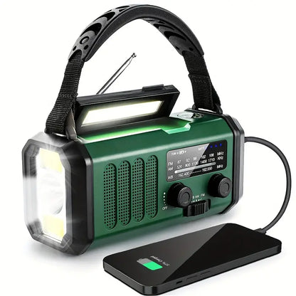 Solar Emergency Radio Flashlight Hunting Gear