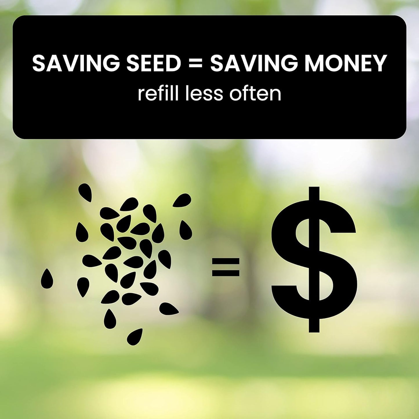 Squirrel Proof Bird Feeder Hanging Outdoor Garden Feeder