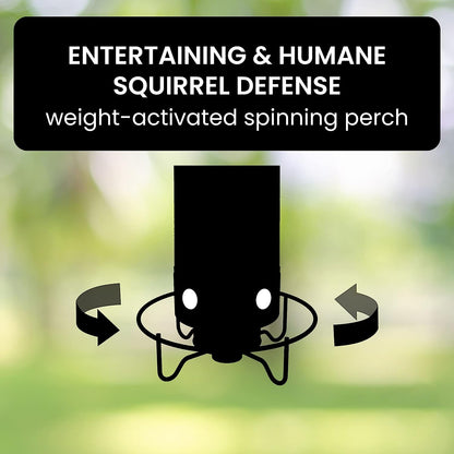 Squirrel Proof Bird Feeder Hanging Outdoor Garden Feeder