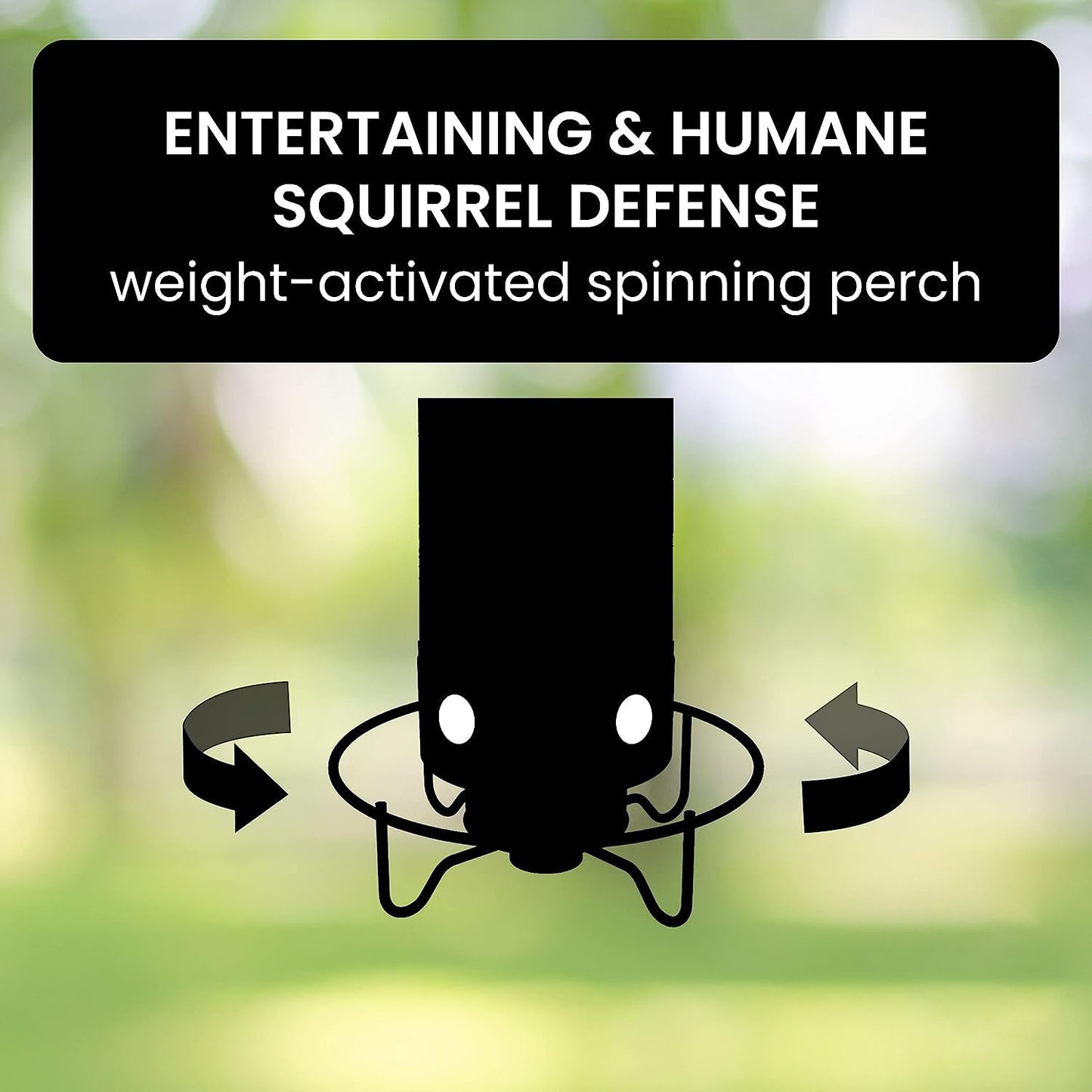 Squirrel Proof Bird Feeder Hanging Outdoor Garden Feeder
