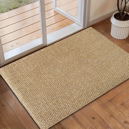 Washable Non-Slip Door Mat Indoor Outdoor Absorbent Mat